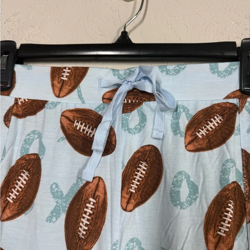 NWT Posh Peanut Long Sleeve Field Day Football Pajama Set Size 3XL